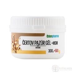 EDENPharma ČERTOV PAZÚR GÉL + MSM 300 g + 50 g zadarmo, 1x350 g