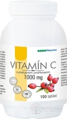 EDENPharma VITAMÍN C 1000 mg tbl s postupným uvoľňovaním 1x100 ks