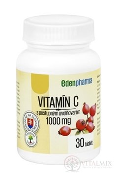 EDENPharma VITAMÍN C 1000 mg tbl s postupným uvoľňovaním 1x30 ks