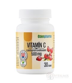 EDENPharma VITAMÍN C 500 mg tbl s postupným uvoľňovaním 1x30 ks