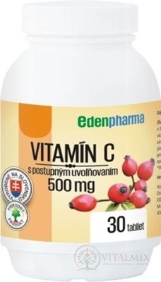 EDENPharma VITAMÍN C 500 mg tbl s postupným uvoľňovaním 1x30 ks