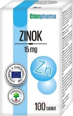 EDENPharma ZINOK 15 mg tbl 1x100 ks