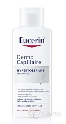 Eucerin DermoCapillaire Hypertolerantný šampón na citlivú a alergickú pokožku 1x250 ml