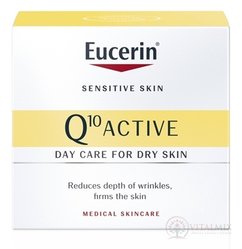 Eucerin Q10 ACTIVE denný krém proti vráskam vyhladzujúci na citlivú pokožku 1x50 ml