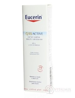 Eucerin Q10 ACTIVE očný krém proti vráskam pre citlivú pokožku 1x15 ml
