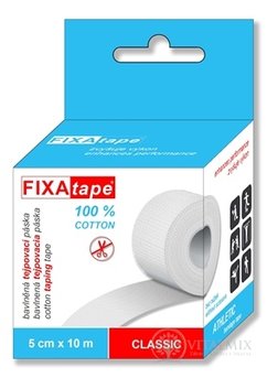 FIXAtape tejpovacia páska CLASSIC ATHLETIC, bavlnená 5cm x 10m, 1x1 ks