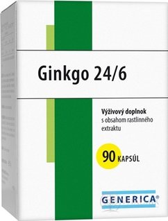 GENERICA Ginkgo 24/6 cps 40 mg 1x90 ks