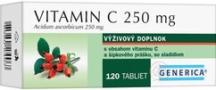 GENERICA Vitamin C 250 mg tbl 1x120 ks