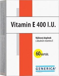GENERICA Vitamin E 400 I.U. cps 1x60 ks