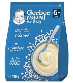 Gerber Natural Ryžová KRUPIČKA (od ukonč. 6.mesiaca) 1x180 g