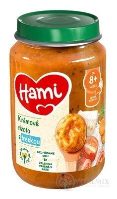 Hami príkrm Krémové rizoto s treskou mäsovo-zeleninový (od ukonč. 8. mesiaca) 1x200 g