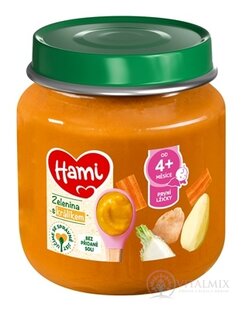 Hami príkrm Zelenina s králikom prvá lyžička (od ukonč. 4. mesiaca) 1x125 g