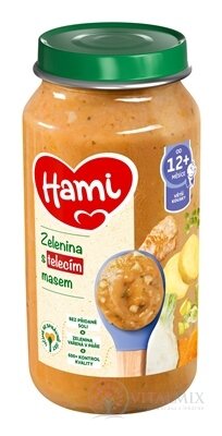 Hami príkrm Zelenina s teľacím mäsom (od ukonč. 12. mesiaca) 1x250 g