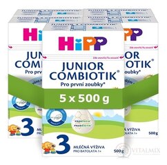 HiPP 3 JUNIOR COMBIOTIK mliečna výživa pre batoľatá (od 1 roka) 5x500 g