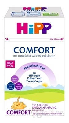 HiPP COMFORT špeciálna dojčenská výživa (inov.2021) 1x600 g