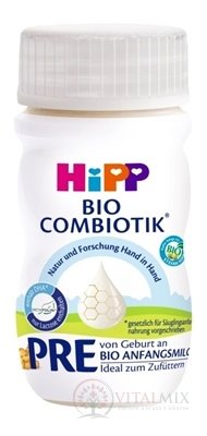 HiPP PRE BIO Combiotik (inov.2021) tekutá počiatočná mliečna dojč. výživa 24x90 ml