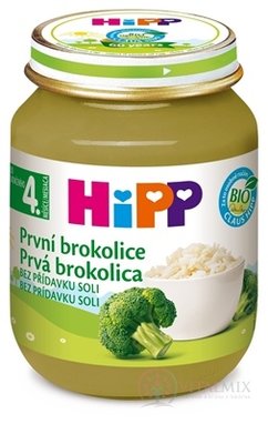 HIPP Príkrm Prvá brokolica zeleninový (od ukonč. 4. mesiaca) 1x125 g