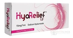 HyaRelief 1,5 % gél hyaluronátu sodného 15 mg v predplnenej striekačke 1x1 ml