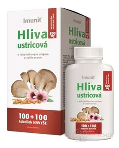 Imunit HLIVA ustricová 800 mg s rakytník. a echin. cps 100+100 naviac (BONUS) 1x200 ks