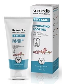 Kamedis DRY SKIN HYDRATING FOOT GEL hydratačný gél na nohy (inov.2019) 1x100 ml