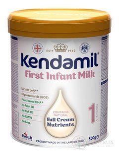 KENDAMIL 1 počiatočné dojčenské mlieko s DHA (0 - 6 mesiacov) 1x800 g