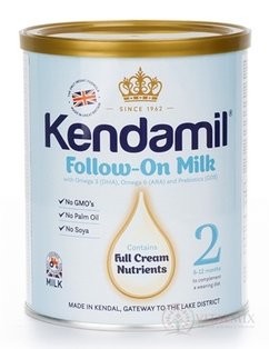 KENDAMIL 2 následné dojčenské mlieko s DHA (6 - 12 mesiacov) 1x400 g