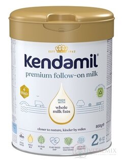 KENDAMIL Premium 2 HMO+ následná mliečna dojčenská výživa (od ukonč. 6. mesiaca) 1x800 g