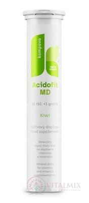 kompava ACIDOFIT MD KIWI tbl eff (15+1 grátis) 1x16 ks