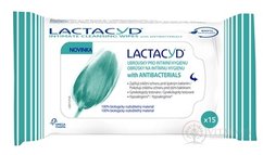 LACTACYD with ANTIBACTERIALS obrúsky na intímnu hygienu 1x15 ks