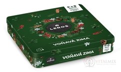 LEROS VOŇAVÁ ZIMA výber bylinných čajov, 9 druhov po 5 nálevových vrecúšok (inov. 2022), 1x1 set