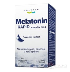 Melatonin RAPID komplex 5mg SALUTEM rozpustné tablety 1x100 ks