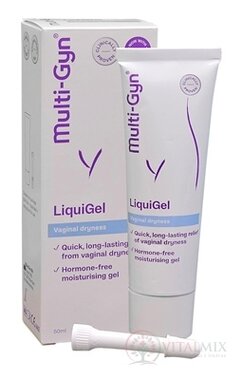 MULTI-GYN LIQUIGEL vaginálny lubrikačný, bioaktívny, na odstránenie suchosti pošvy, 1x50 ml
