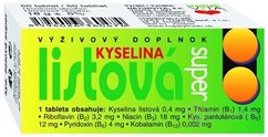 NATURVITA KYSELINA LISTOVÁ SUPER tbl 1x60 ks