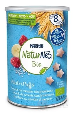 Nestlé NaturNes BIO Chrumky Malinové ryžovo-pšeničné (od ukonč. 8. mesiaca) 1x35 g