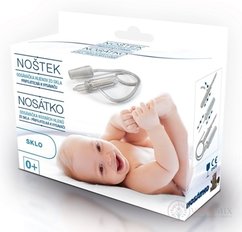 NOŠTEK ODSÁVAČKA HLIENOV ZO SKLA pripojiteľná k vysávaču, 1x1 ks