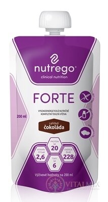 Nutrego FORTE s príchuťou čokoláda 12x200 ml