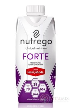 Nutrego FORTE s príchuťou lesná jahoda 12x330 ml