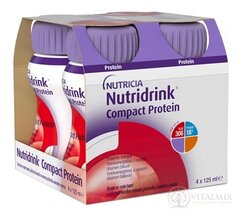 Nutridrink Compact Protein s príchuťou lesného ovocia 4x125 ml (500 ml)