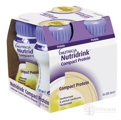 Nutridrink Compact Protein s vanilkovou príchuťou 4x125 ml (500 ml)