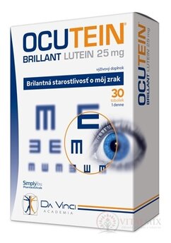OCUTEIN BRILLANT Luteín 25 mg - DA VINCI cps 1x30 ks