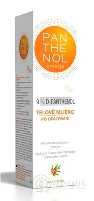 omega PANTHENOL 9% RAKYTNÍK telové mlieko po opaľovaní 1x250 ml