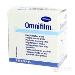 OMNIFILM hypoalergénna náplasť fixačná z transparentnej fólie (2,5cmx5m) 1x1 ks