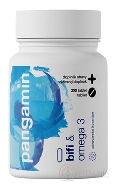 PANGAMIN BIFI + OMEGA 3 tbl (dóza) 1x200 ks