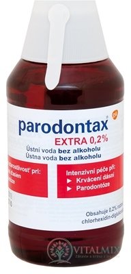 Parodontax Extra 0,2% ústna voda 1x300 ml
