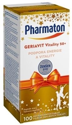 Pharmaton GERIAVIT Vitality 50+ VIANOCNE BALENIE tbl 1x100 ks