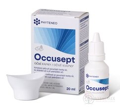 Occusept ENEO očné kvapky, s vaničkou, 1x20 ml