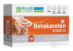 PLUS LEKÁREŇ Betakarotén 10 000 IU cps 1x100 ks