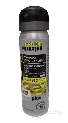 PREDATOR MAXX plus repelent proti komárom a kliešťom, sprej 1x80 ml