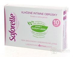 SAFORELLE INTIMA VRECKOVKY vlhčené 1x10 ks