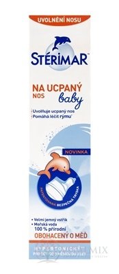 STERIMAR baby Na upchatý nos nosový mikrosprej s obsahom morskej vody (hypertonický) (pre deti od 3 mesiacov) 1x50 ml